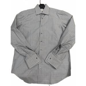 NEW HAGEN men's button down shirt in silver